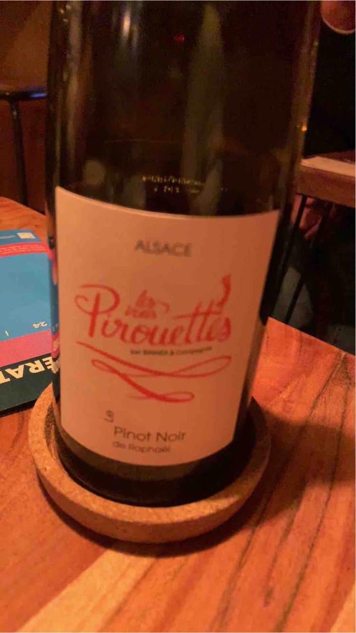 Le Pinot noir de Raphael - Les Vins Pirouettes - Pierre Sanchez, Rémi Ségura & Xavier Couturier 