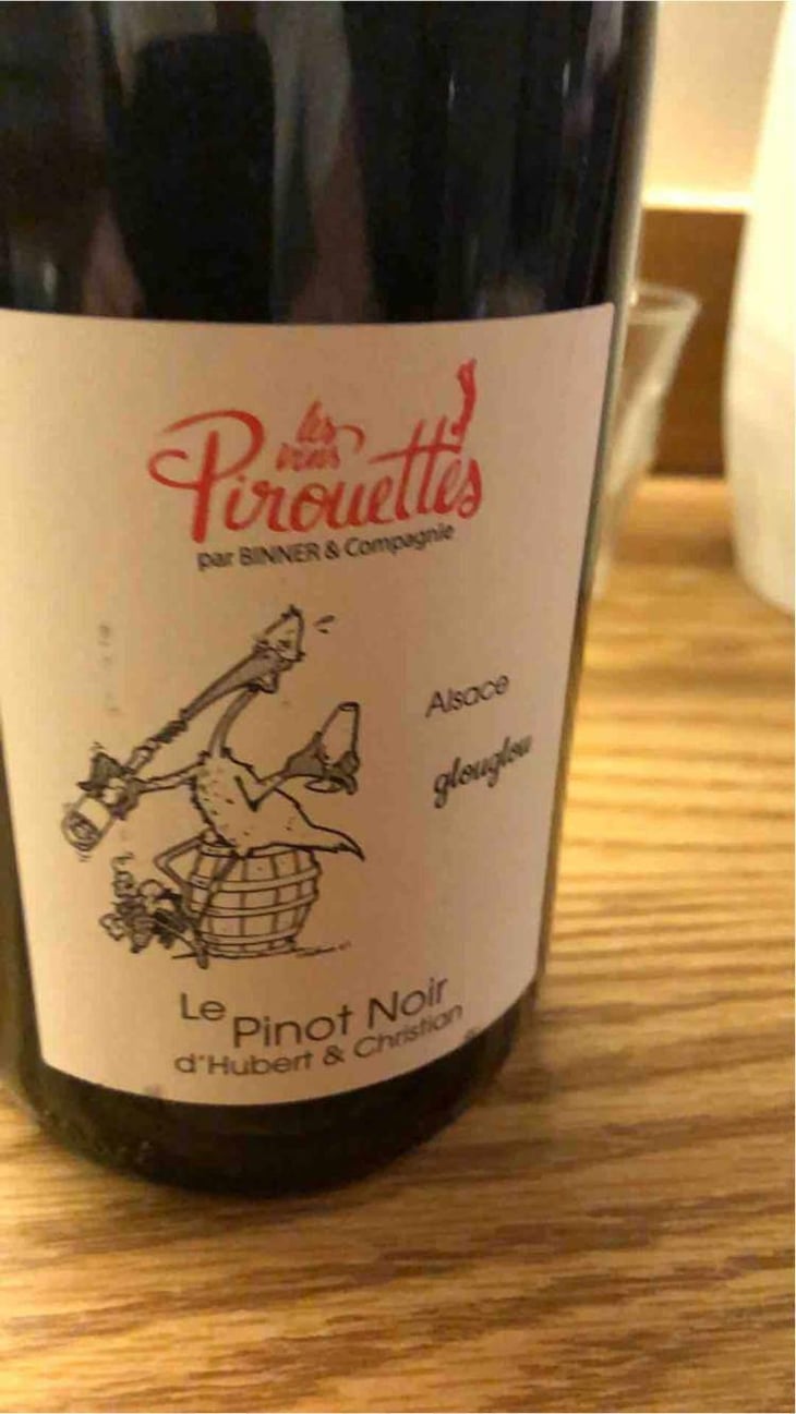 Le Pinot Noir d'Hubert & Christian - Les Vins Pirouettes - Pierre Sanchez, Rémi Ségura & Xavier Couturier 