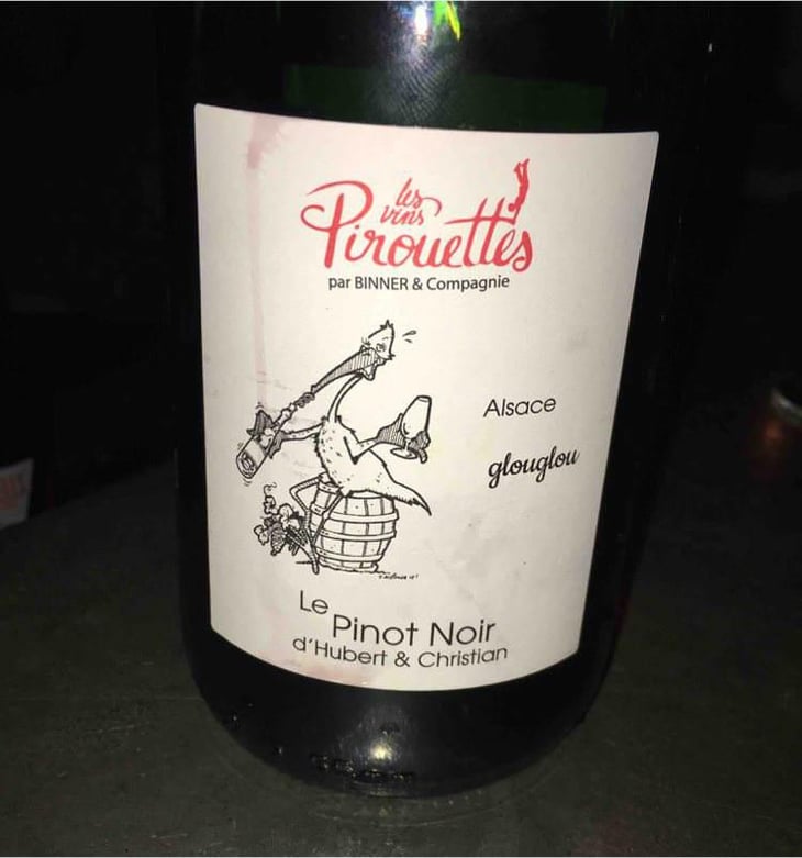 Le Pinot Noir d'Hubert & Christian - Les Vins Pirouettes - Pierre Sanchez, Rémi Ségura & Xavier Couturier 