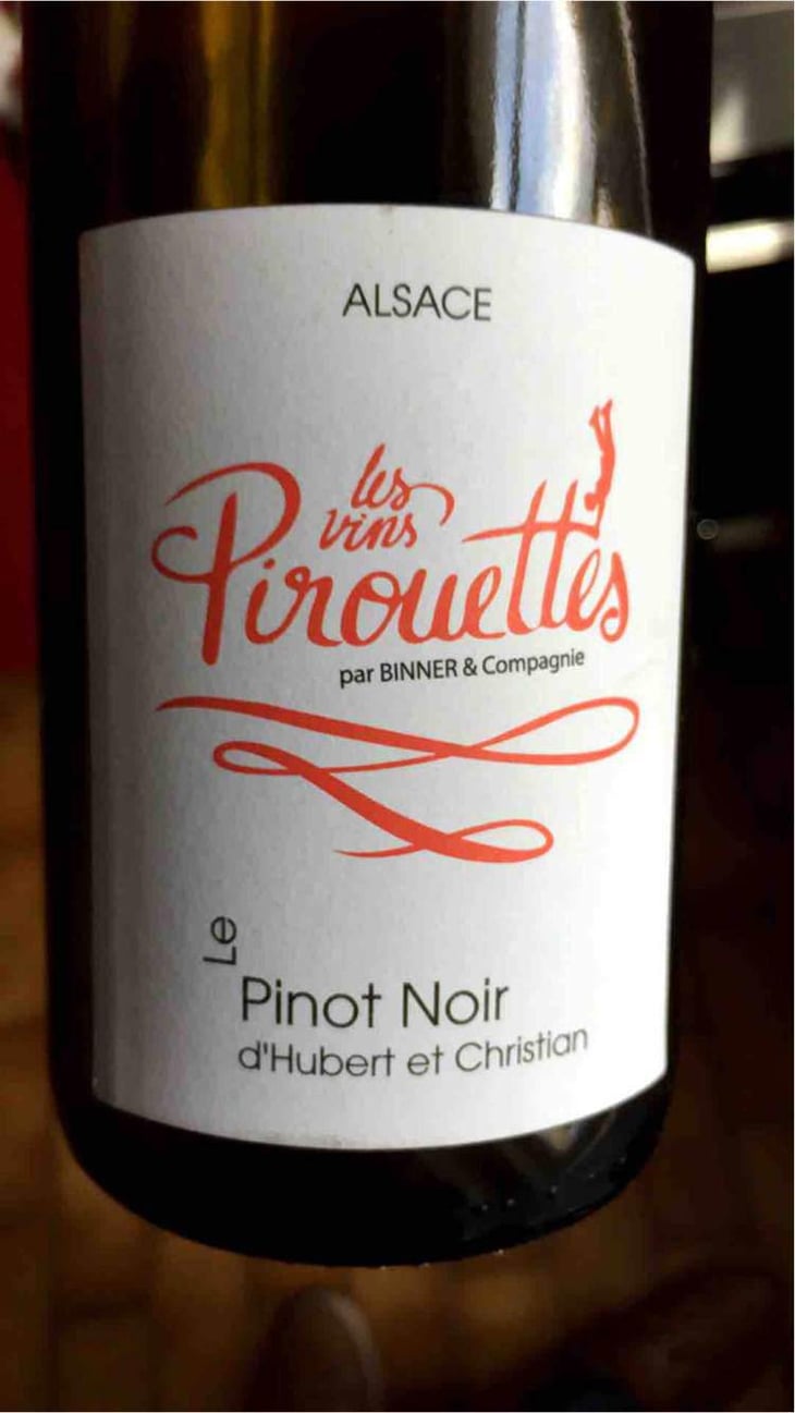 Le Pinot Noir d'Hubert & Christian - Les Vins Pirouettes - Pierre Sanchez, Rémi Ségura & Xavier Couturier 