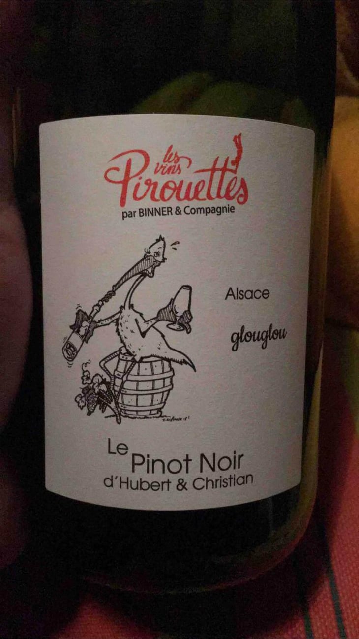 Le Pinot Noir d'Hubert & Christian - Les Vins Pirouettes - Pierre Sanchez, Rémi Ségura & Xavier Couturier 