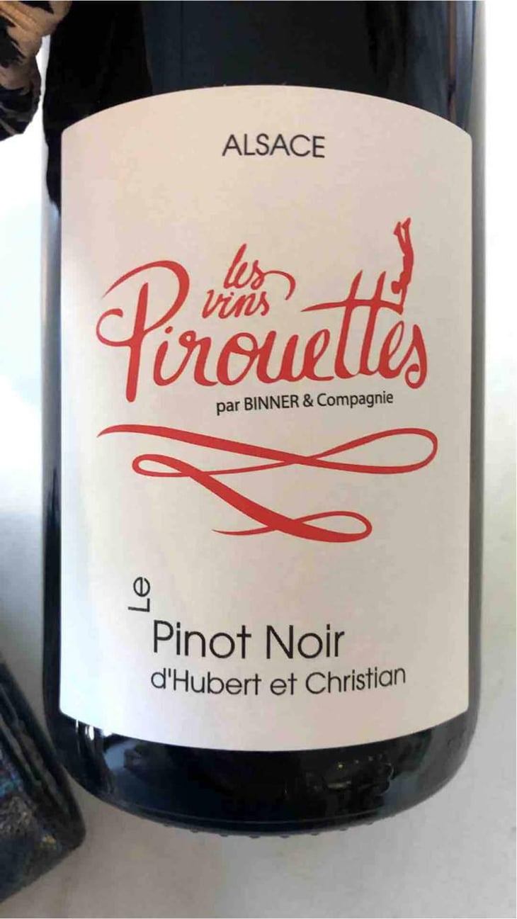 Le Pinot Noir d'Hubert & Christian - Les Vins Pirouettes - Pierre Sanchez, Rémi Ségura & Xavier Couturier 