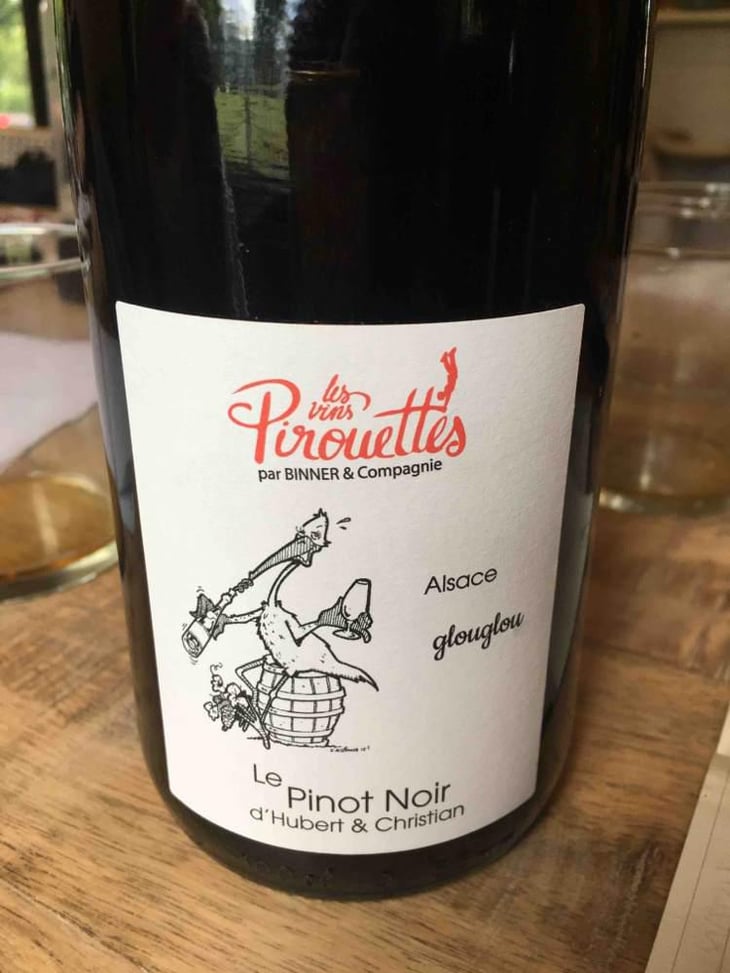 Le Pinot Noir d'Hubert & Christian - Les Vins Pirouettes - Pierre Sanchez, Rémi Ségura & Xavier Couturier 