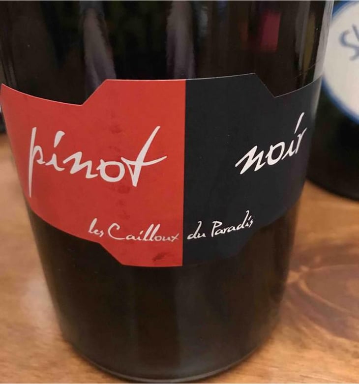 Le Pinot Noir - Les Cailloux du Paradis - Claude & Etienne Courtois 