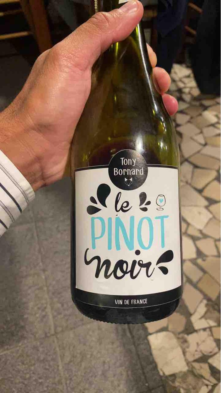 Le Pinot Noir - Domaine Bornard - Tony Bornard 