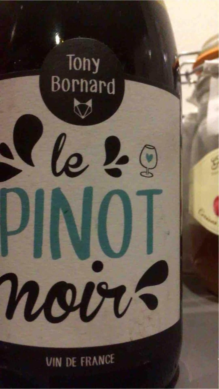 Le Pinot Noir - Domaine Bornard - Tony Bornard 