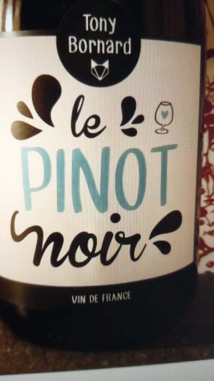 Le Pinot Noir - Domaine Bornard - Tony Bornard 