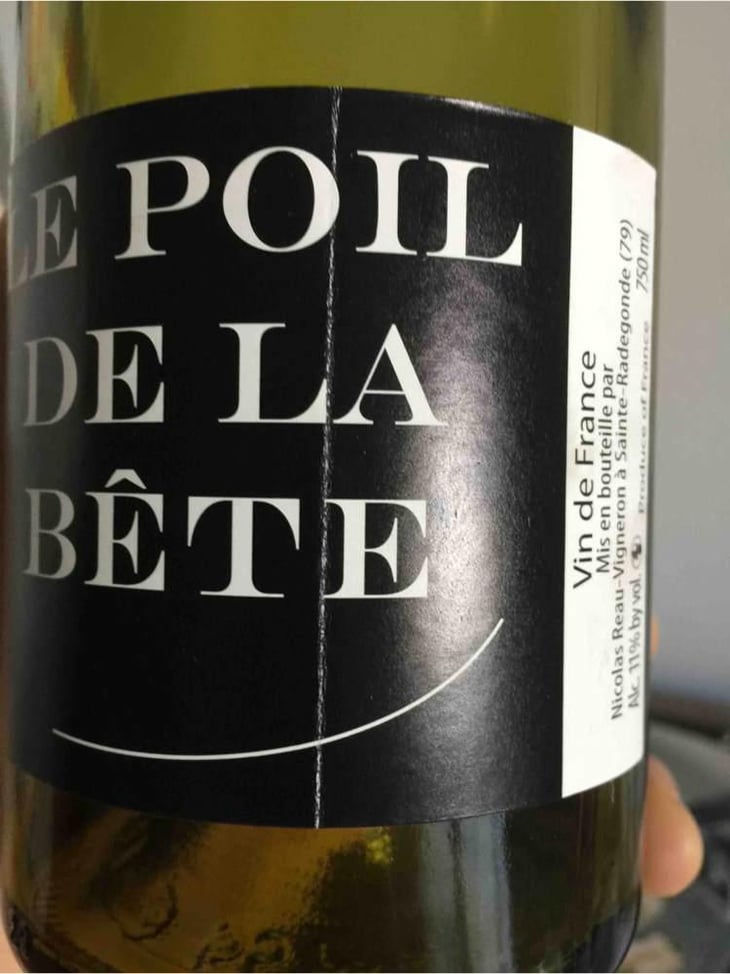 Le Poil De La Bête - Le Clos des Treilles - Nicolas Reau 