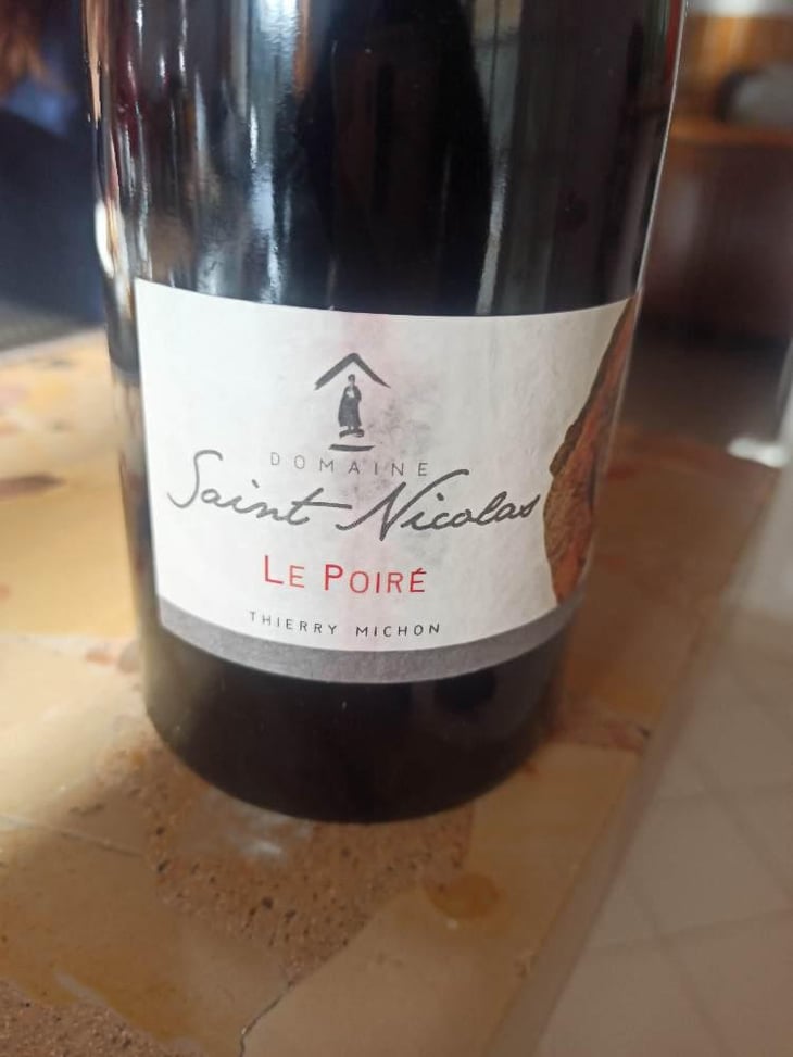 Le Poiré (Rouge) - Domaine Saint Nicolas - Mickaël, Antoine & Thierry Michon -2014