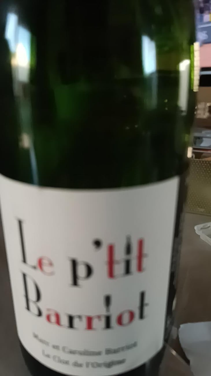 Le P'tit Barriot Rouge - Clot de l'Origine - Marc & Caroline Barriot 