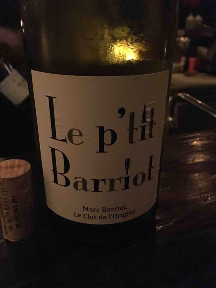 Le P'tit Barriot Blanc - Clot de l'Origine - Marc & Caroline Barriot 