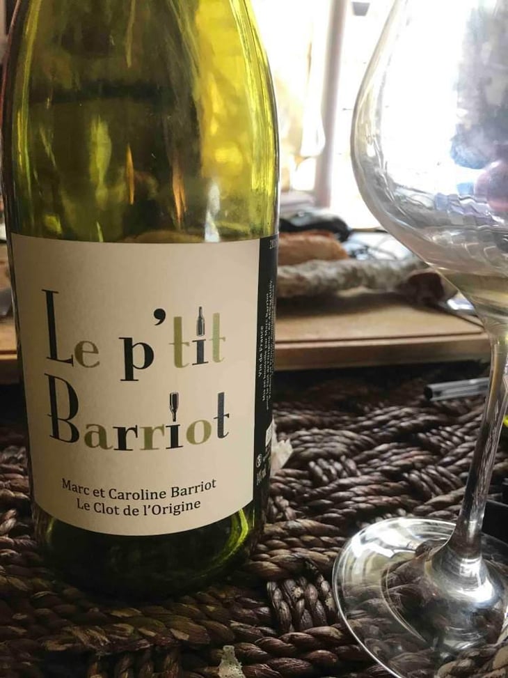 Le P'tit Barriot Blanc - Clot de l'Origine - Marc & Caroline Barriot 