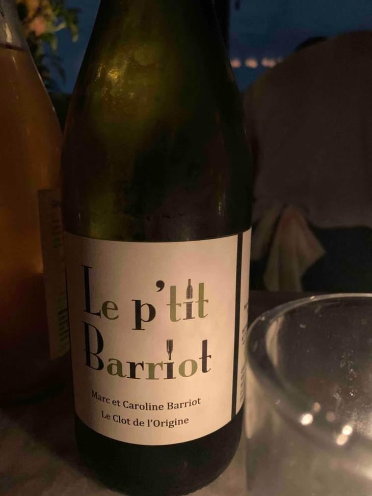 Le P'tit Barriot Blanc - Clot de l'Origine - Marc & Caroline Barriot 