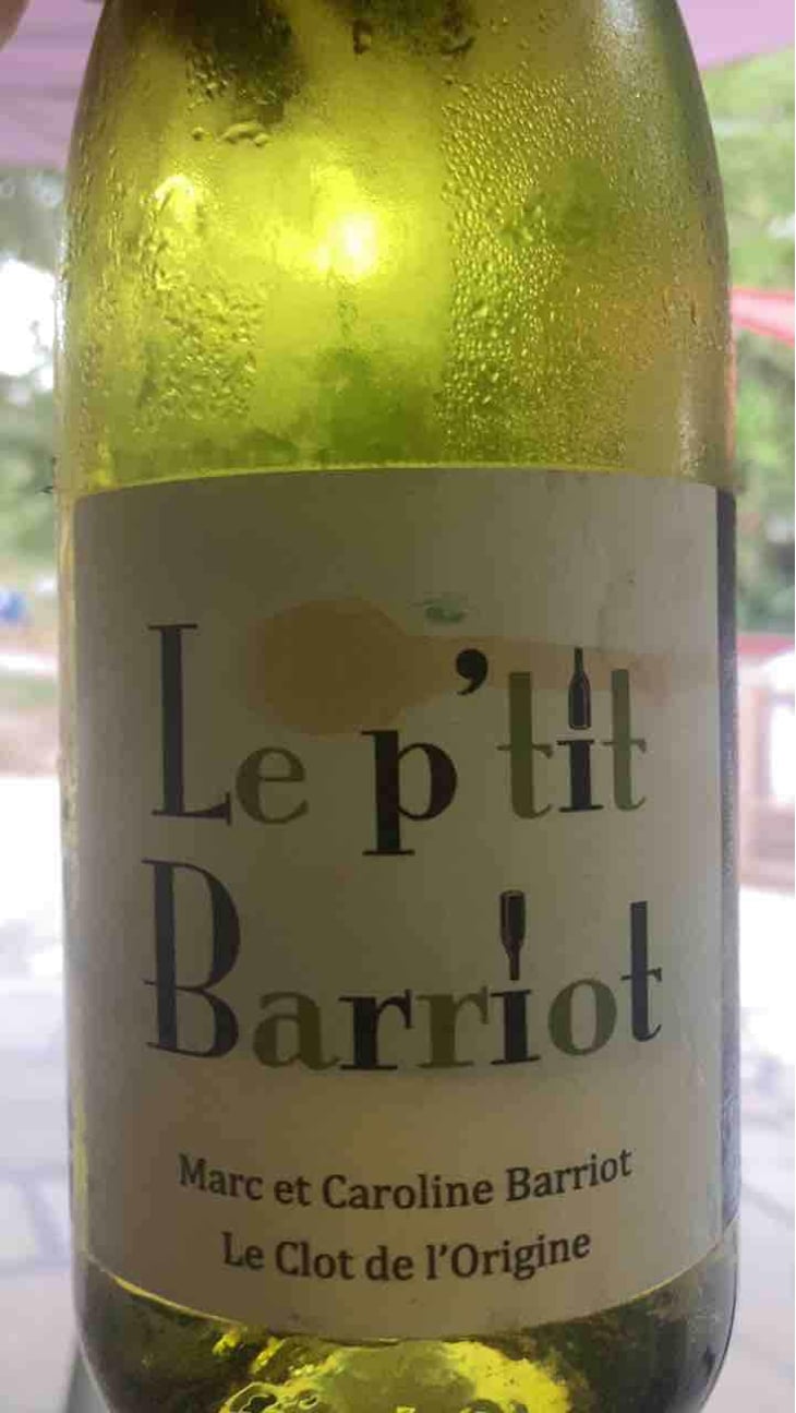 Le P'tit Barriot Blanc - Clot de l'Origine - Marc & Caroline Barriot 