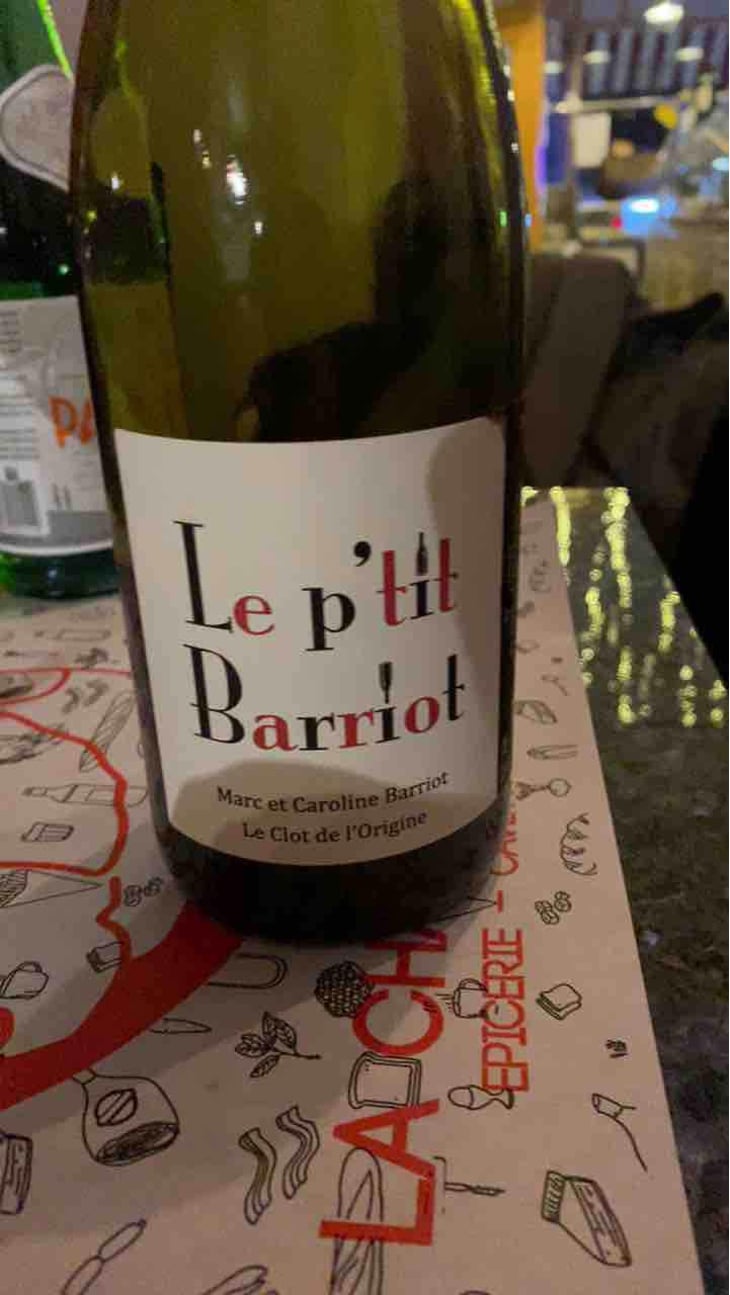 Le P'tit Barriot Blanc - Clot de l'Origine - Marc & Caroline Barriot 