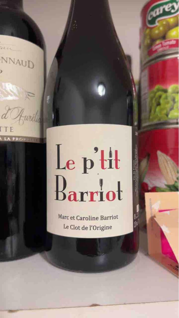 Le P'tit Barriot Blanc - Clot de l'Origine - Marc & Caroline Barriot 