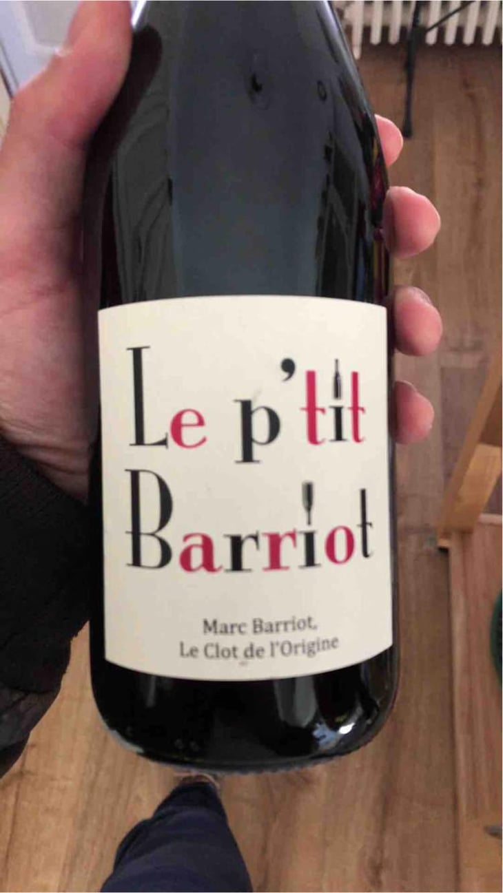 Le P'tit Barriot Rouge - Clot de l'Origine - Marc & Caroline Barriot 
