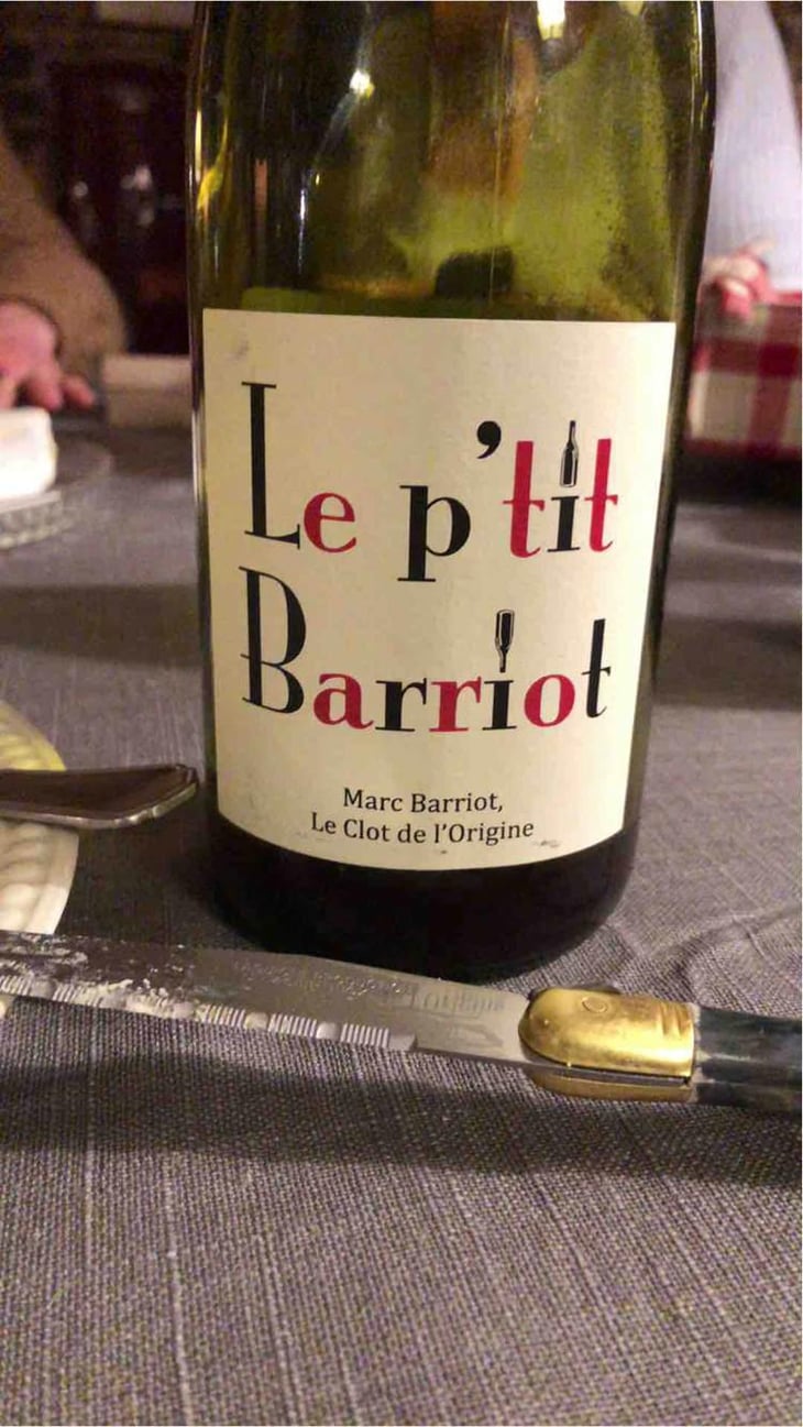 Le P'tit Barriot Rouge - Clot de l'Origine - Marc & Caroline Barriot 
