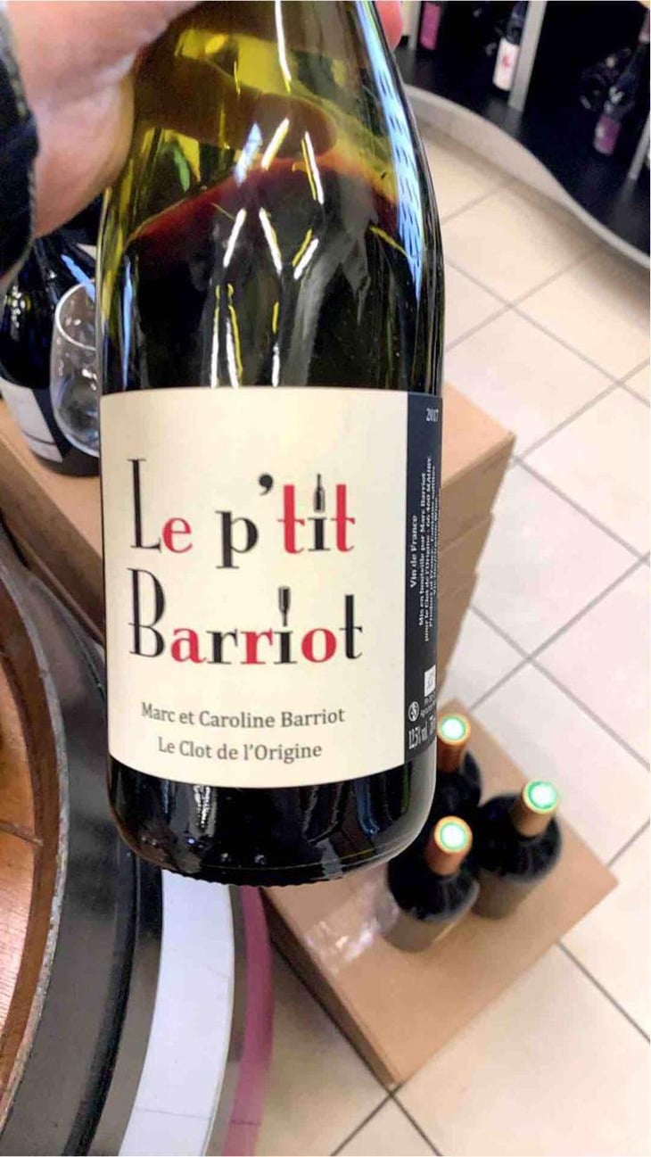 Le P'tit Barriot Rouge - Clot de l'Origine - Marc & Caroline Barriot 