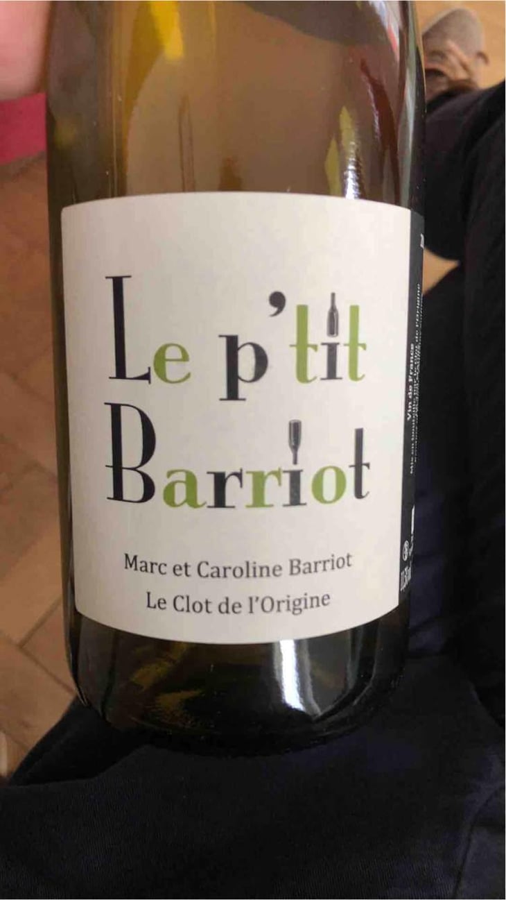 Le P'tit Barriot Rouge - Clot de l'Origine - Marc & Caroline Barriot 