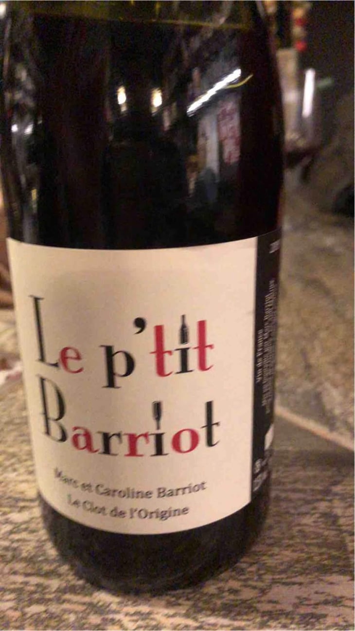Le P'tit Barriot Rouge - Clot de l'Origine - Marc & Caroline Barriot 