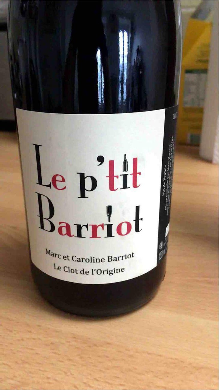 Le P'tit Barriot Rouge - Clot de l'Origine - Marc & Caroline Barriot 