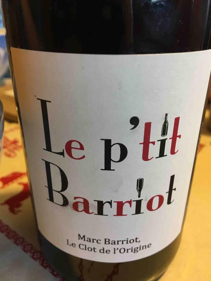 Le P'tit Barriot Rouge - Clot de l'Origine - Marc & Caroline Barriot 
