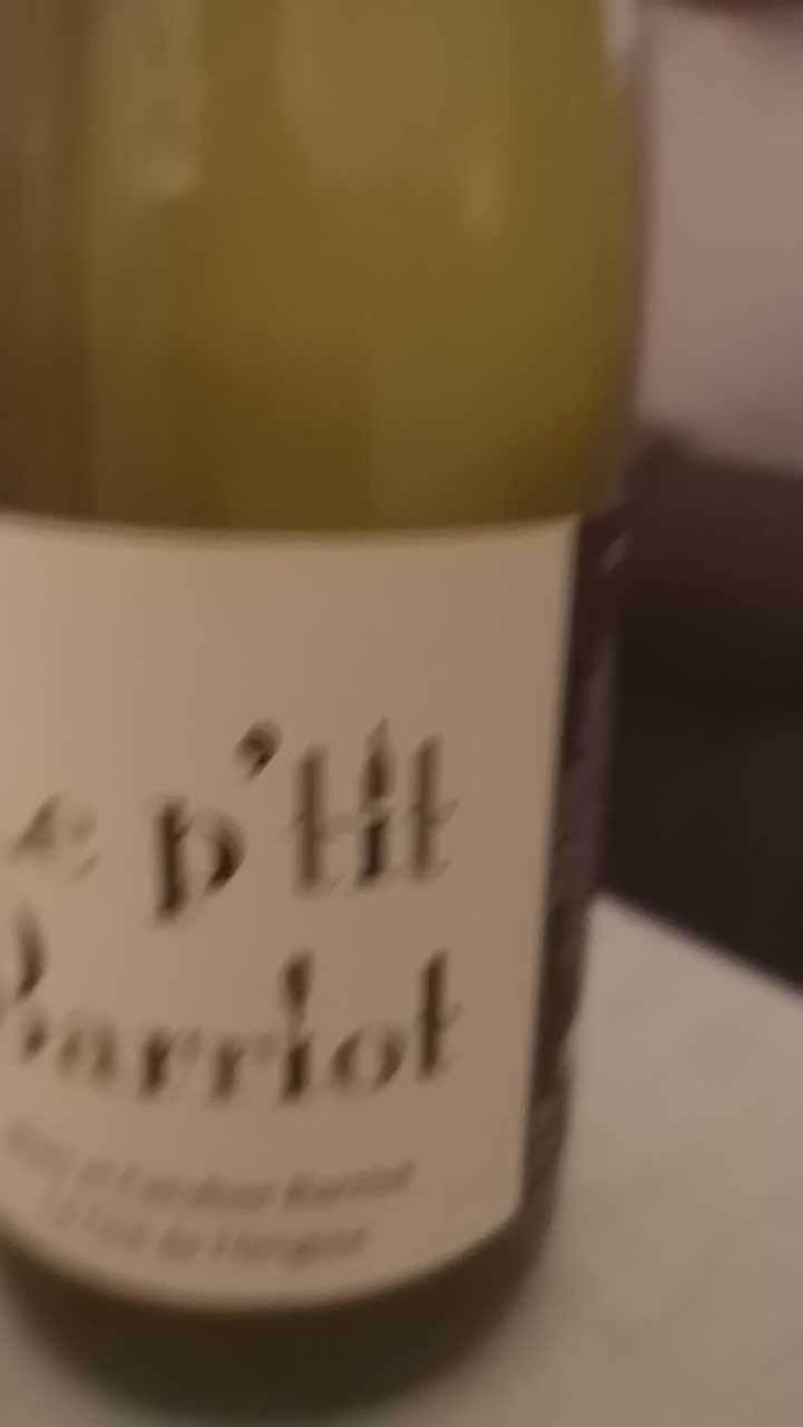 Le P'tit Barriot Rouge - Clot de l'Origine - Marc & Caroline Barriot 