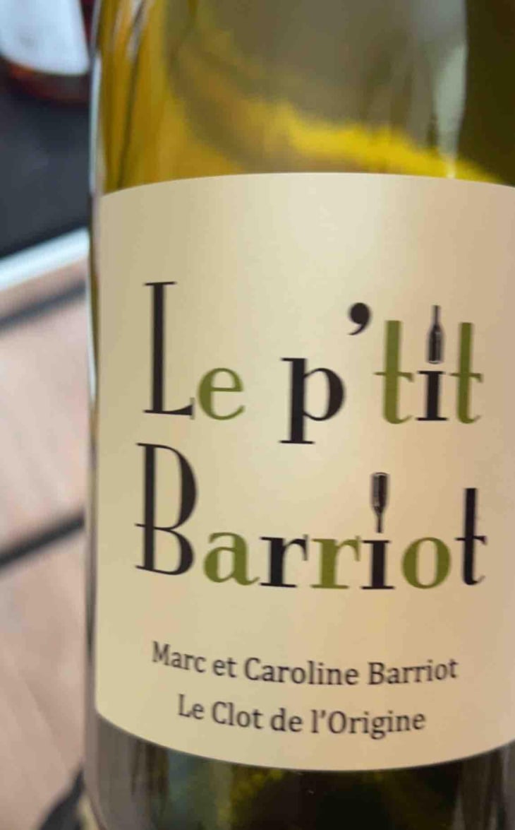 Le P'tit Barriot Rouge - Clot de l'Origine - Marc & Caroline Barriot 