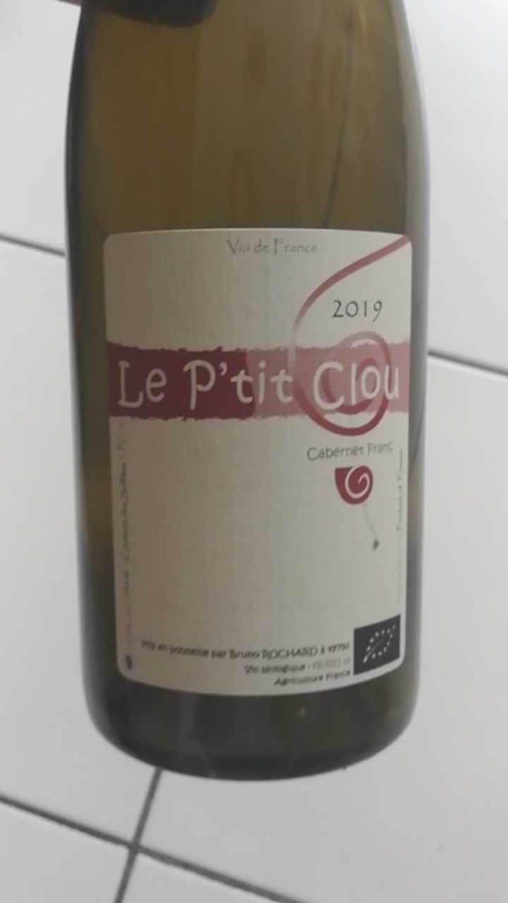 Le P'tit Clou - Domaine de Mirebeau - Bruno Rochard 