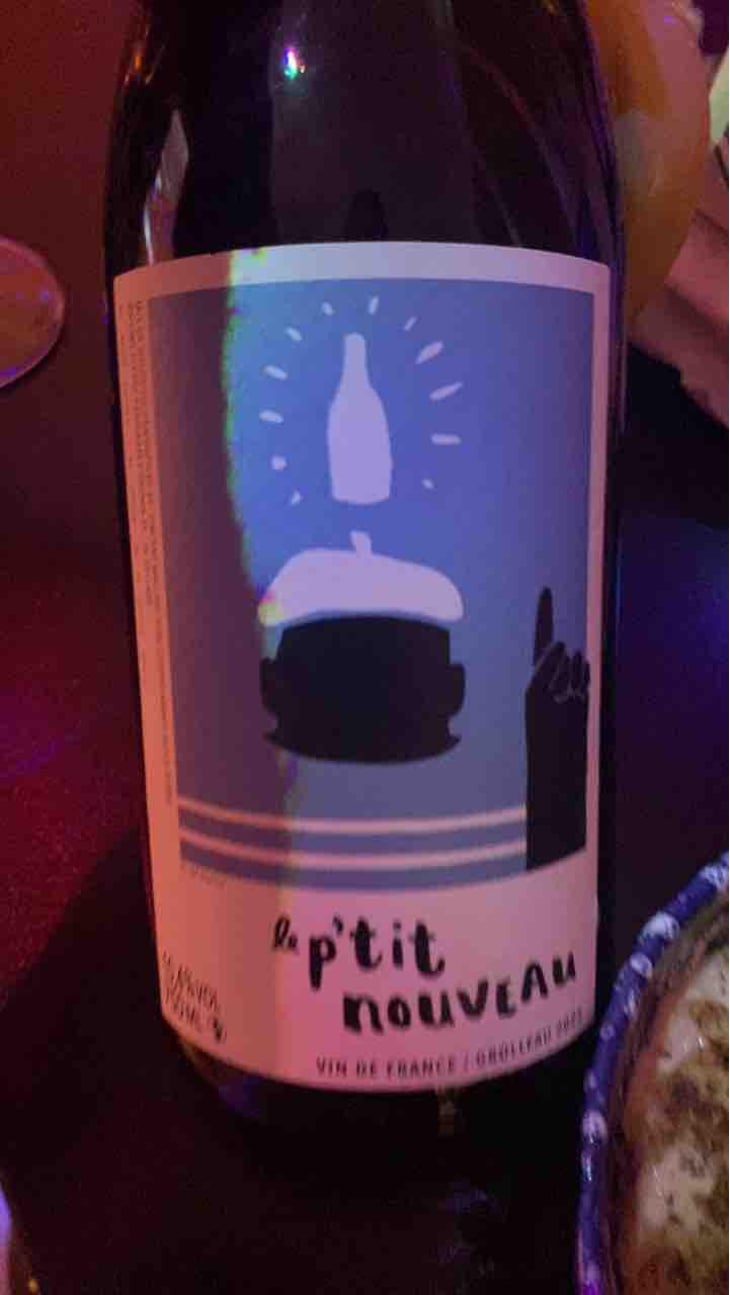 Le P'tit Nouveau - Beaujognier Oxydatif - Cuatro Manos - Les Vins Tonton - Vincent Wallard 