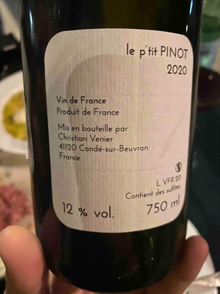 Le P'tit Pinot - Christian Venier - Christian Venier 