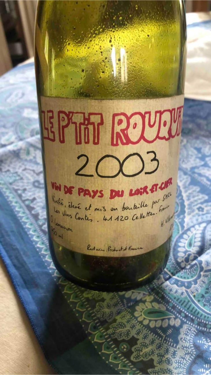 Le P'tit Rouquin - Les Vins Contés (CLOSED) - Olivier Lemasson (CLOSED) 