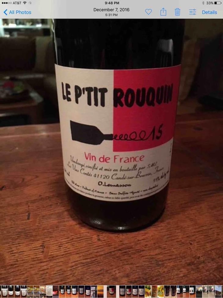 Le P'tit Rouquin - Les Vins Contés (CLOSED) - Olivier Lemasson (CLOSED) 