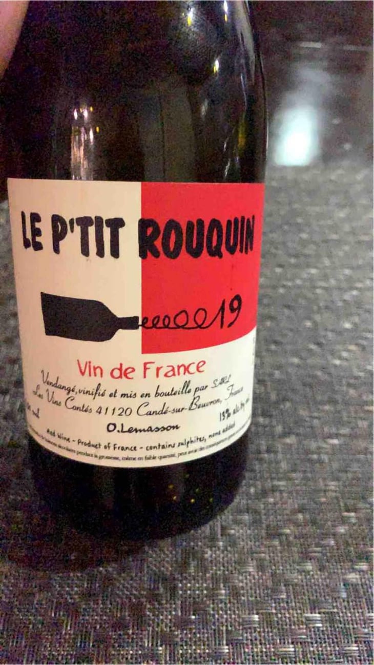 Le P'tit Rouquin - Les Vins Contés (CLOSED) - Olivier Lemasson (CLOSED) 