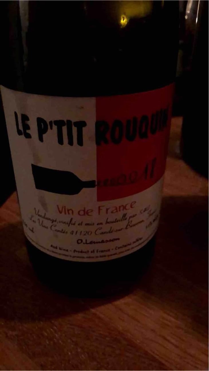Le P'tit Rouquin - Les Vins Contés (CLOSED) - Olivier Lemasson (CLOSED) 
