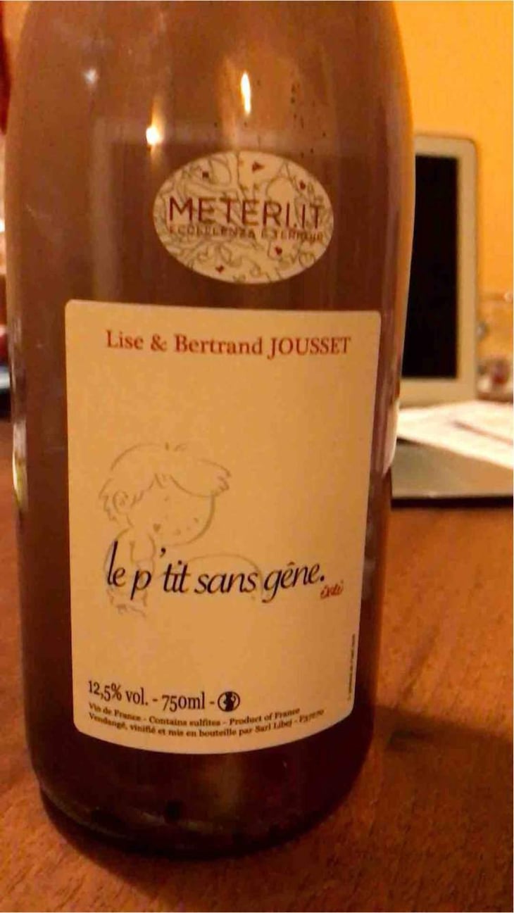 Le P'tit Sans Gêne - Domaine Jousset - Lise & Bertrand Jousset 