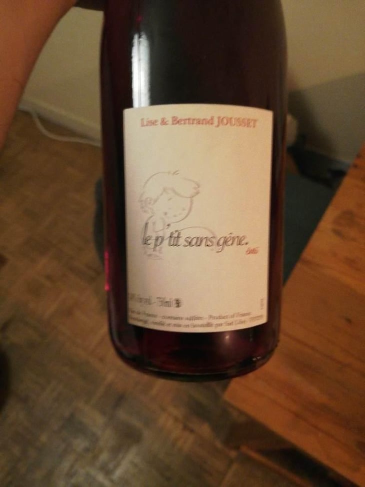 Le P'tit Sans Gêne - Domaine Jousset - Lise & Bertrand Jousset 