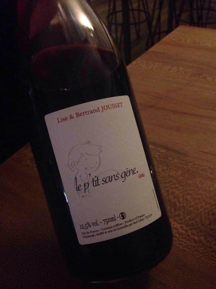 Le P'tit Sans Gêne - Domaine Jousset - Lise & Bertrand Jousset 