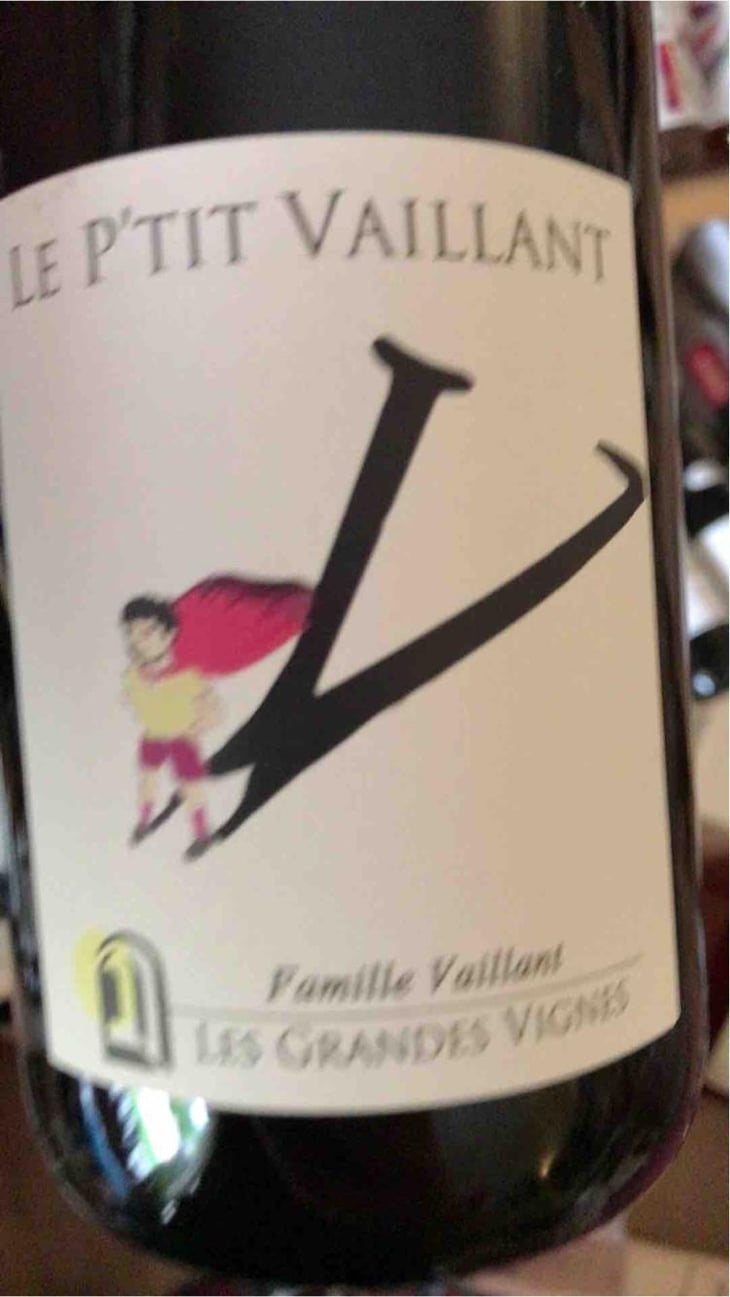 Le P'tit Vaillant Rouge - Les Grandes Vignes - Laurence, Dominique & Jean-François Vaillant -2021