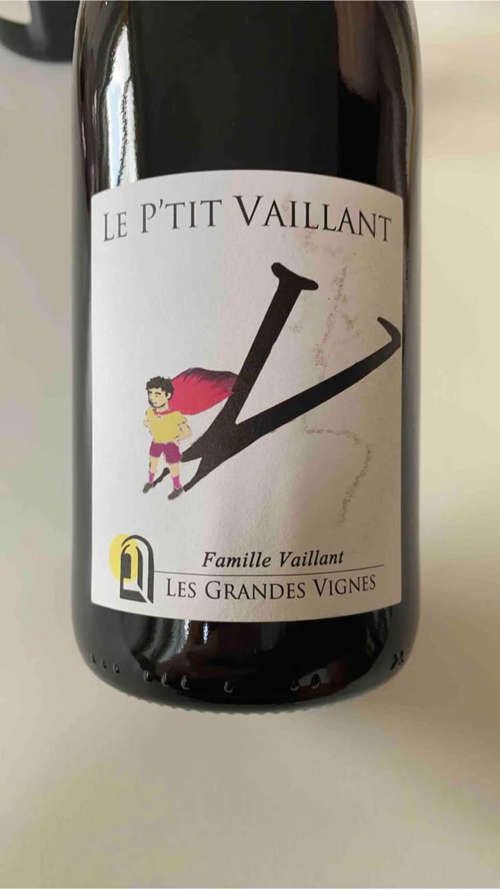Le P'tit Vaillant Rouge (5L) - Les Grandes Vignes - Laurence, Dominique & Jean-François Vaillant 
