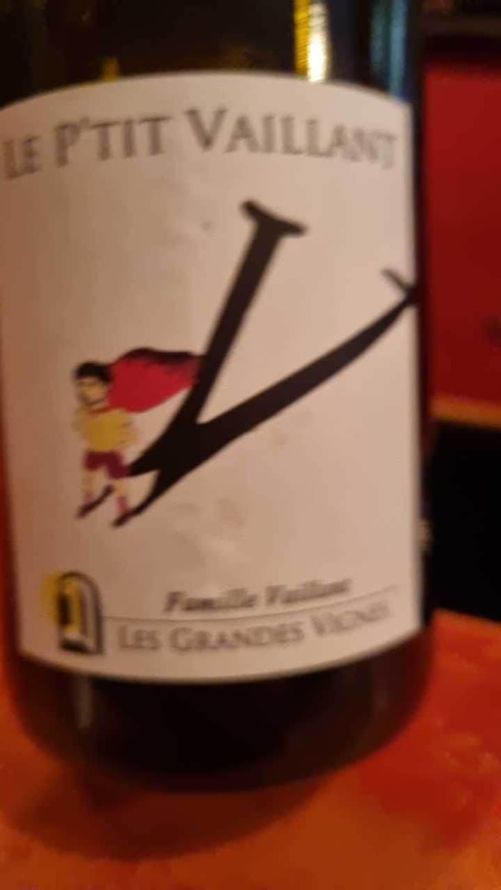 Le P'tit Vaillant Rouge (5L) - Les Grandes Vignes - Laurence, Dominique & Jean-François Vaillant 