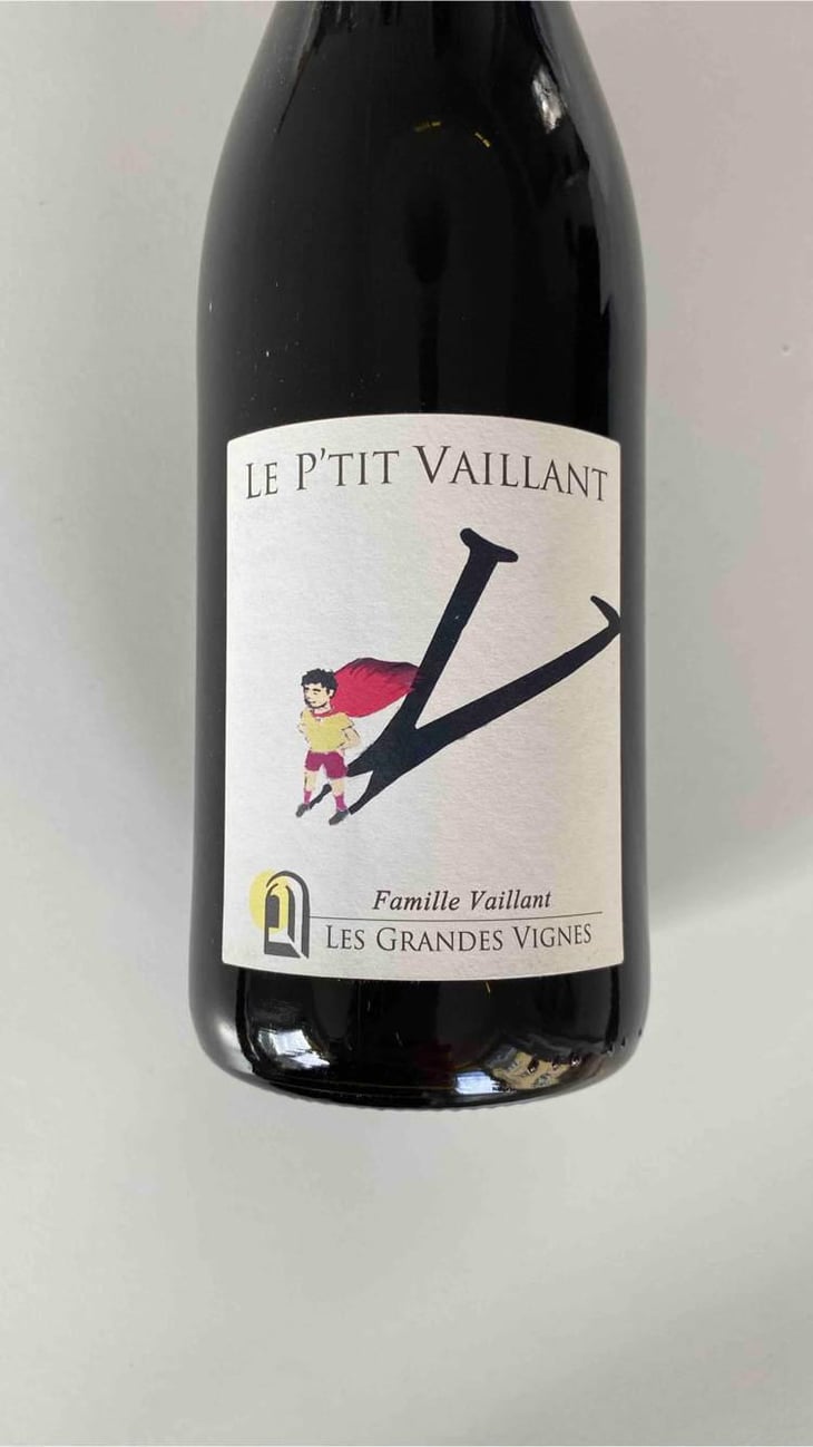 Le P'tit Vaillant Rouge (5L) - Les Grandes Vignes - Laurence, Dominique & Jean-François Vaillant 