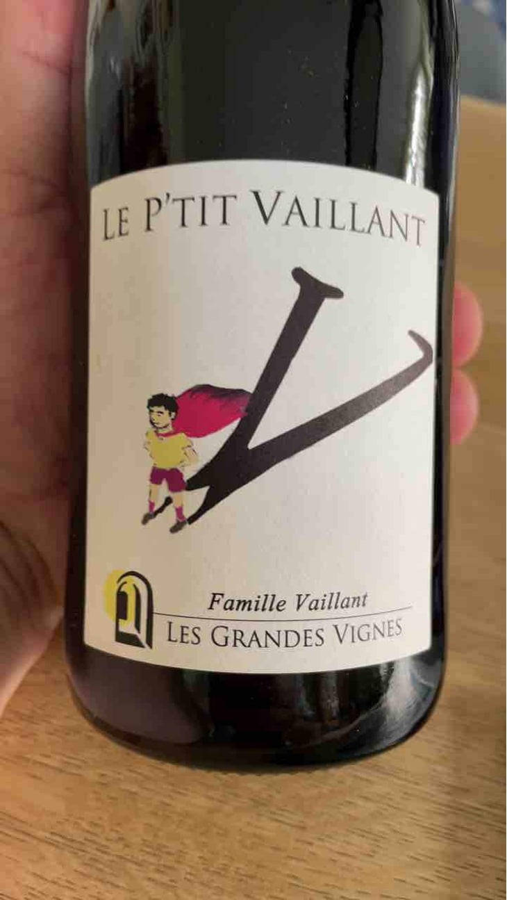 Le P'tit Vaillant Rouge (5L) - Les Grandes Vignes - Laurence, Dominique & Jean-François Vaillant 