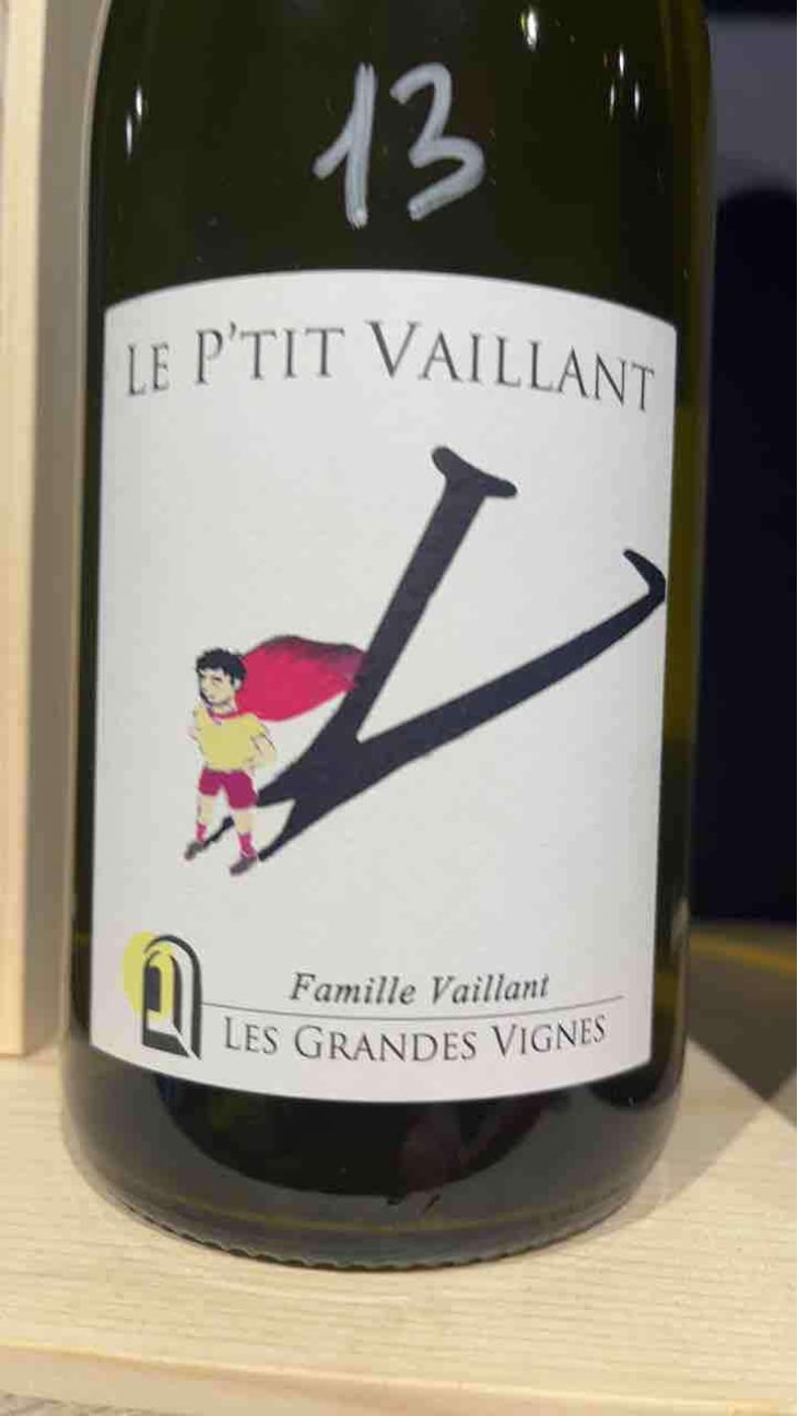 Le P'tit Vaillant Rouge (5L) - Les Grandes Vignes - Laurence, Dominique & Jean-François Vaillant 