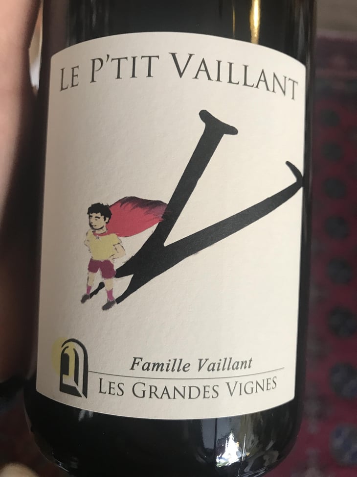 Le P'tit Vaillant Rouge - Les Grandes Vignes - Laurence, Dominique & Jean-François Vaillant -2021