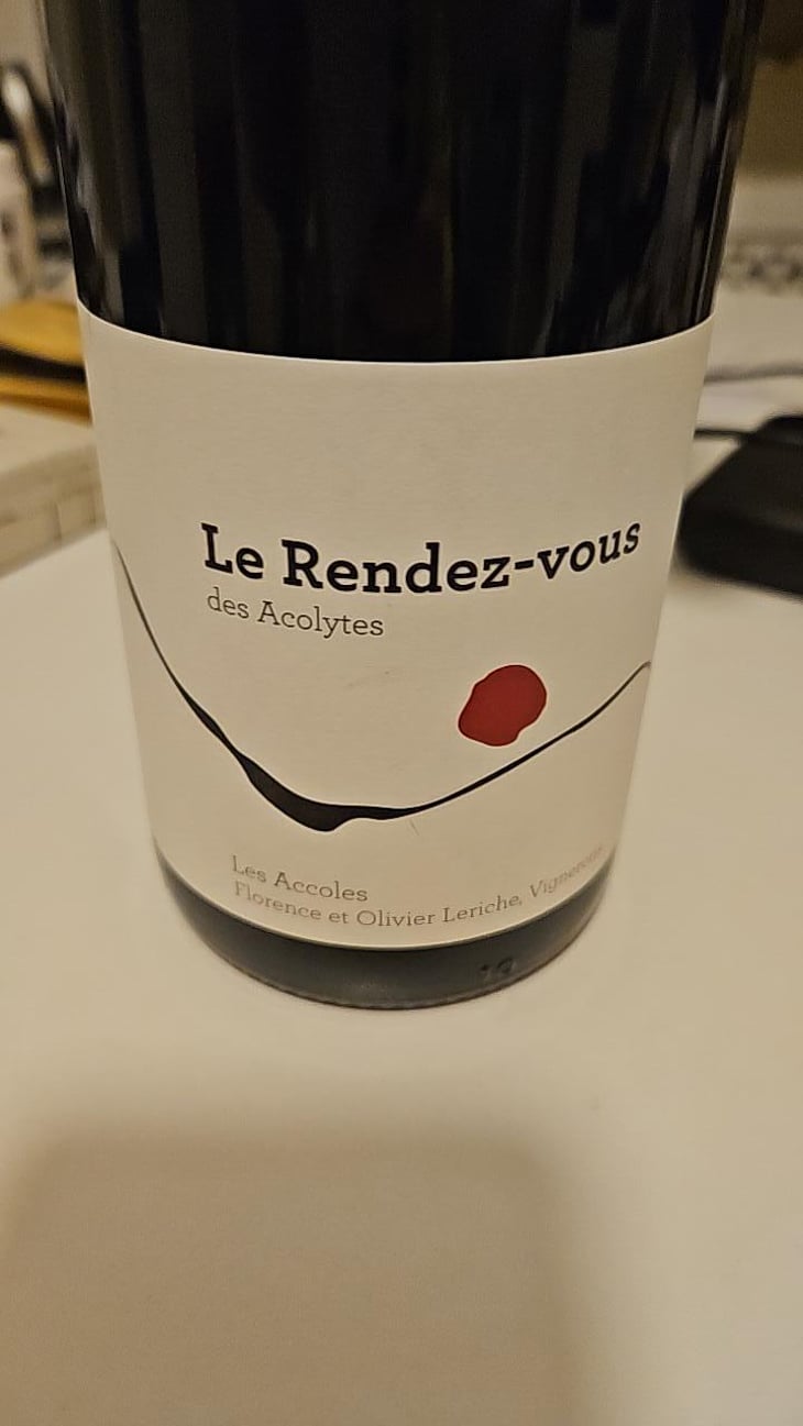 Le Rendez-vous des Acolytes - Domaine Des Accoles - Florence & Olivier Leriche 