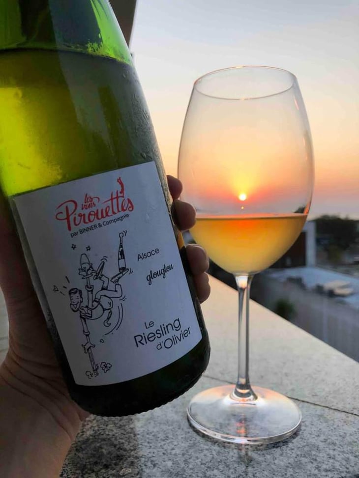 Riesling d'Olivier - Les Vins Pirouettes - Pierre Sanchez, Rémi Ségura & Xavier Couturier 
