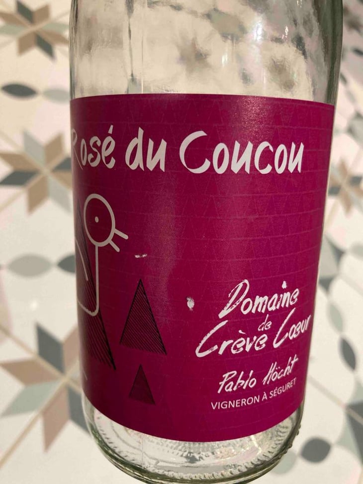 Le rosé Du Coucou - Domaine Du Crève Cœur - Pablo Höcht 