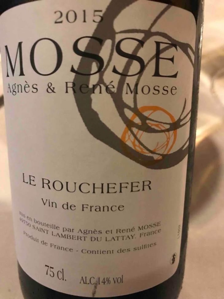 Le Rouchefer - Domaine Mosse - Sylvestre & Joseph Mosse 